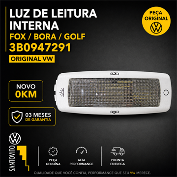 LUZ INTERNA DE LEITURA VW