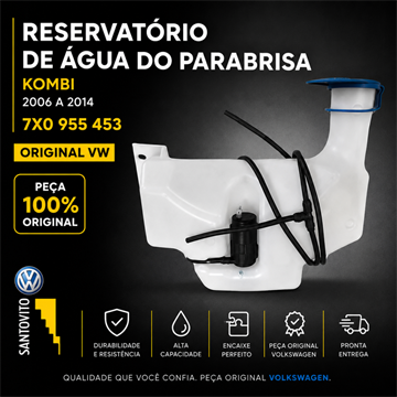 RESERVATÓRIO DE AGUA DO PARABRISA KOMBI APARTIR DE 06