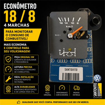ECONOMETRO LINHA VW ANTIGO COD. 1194