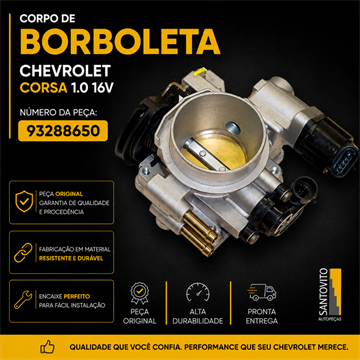 Corpo de borboleta TBI Chevrolet Corsa 1.0 16v.