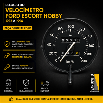Relogio Do Velocimetro Ford Escort 1987 A 1996 Novo Original