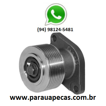 Suporte Polia Auxiliar Motor VW 8-150E/24-250E CUMMINS C/POLIA ESTRIADA