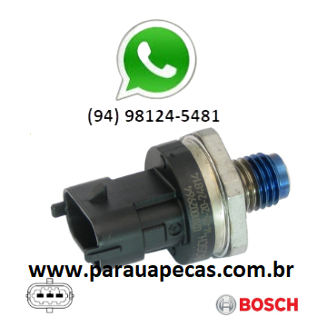 SENSOR PRESSÃO COMBUSTIVEL VW 8-150/24-250 CUMMINS ISBE 3.9/5.9 BOSCH