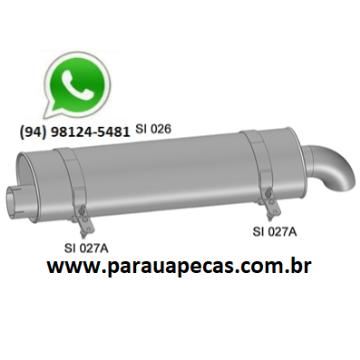 SILENCIOSO VW WORKER 13-180/23-210 2000/... MWM 6.10