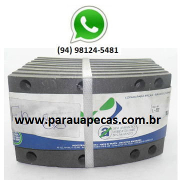 Lona Freio VW 11-140/22-140 STD DIANTEIRA 7893026207248 LONAFLEX