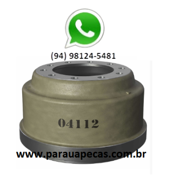 TAMBOR FREIO SCANIA 114/124 DIANTEIRO 7898242751582 DURAMETAL