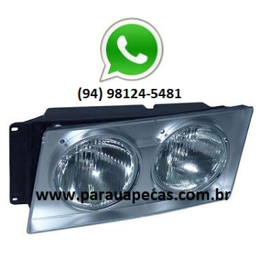 Farol Principal VW WORKER 13-180/24-220 L/E CINZA 2000000511320 FORTLUZ