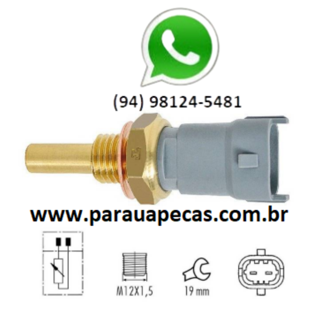 SENSOR TEMPERATURA VW 5-140/31-260 MWM AGUA 7893989021387 MTE