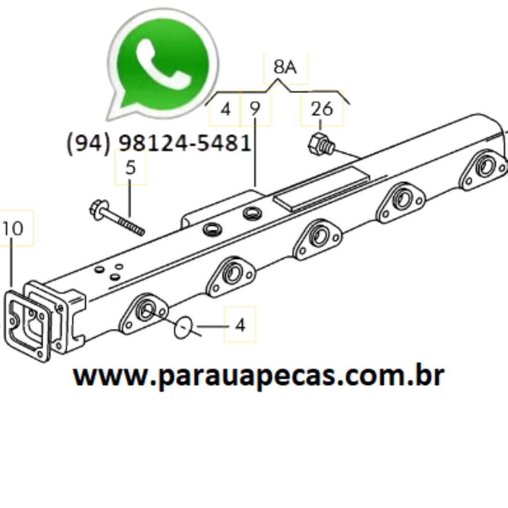 ANEL ORING VEDAÇÃO CAVALETE DAGUA VW 8-120/23-210 MWM 4.10/6.10 2000000003013
