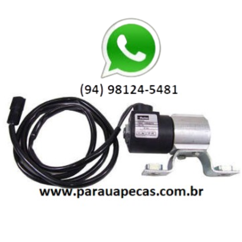 SOLENOIDE ACIONAMENTO FREIO MOTOR FORD CARGO 816 12 VOLTS 2000000010187 PARKER