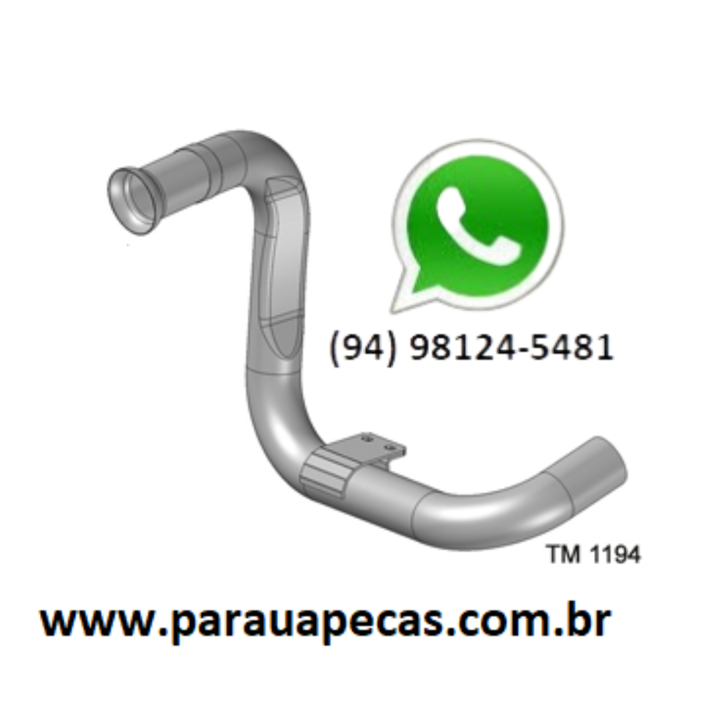 TUBO SAIDA MOTOR MB 2423/2726 ELETRONICO