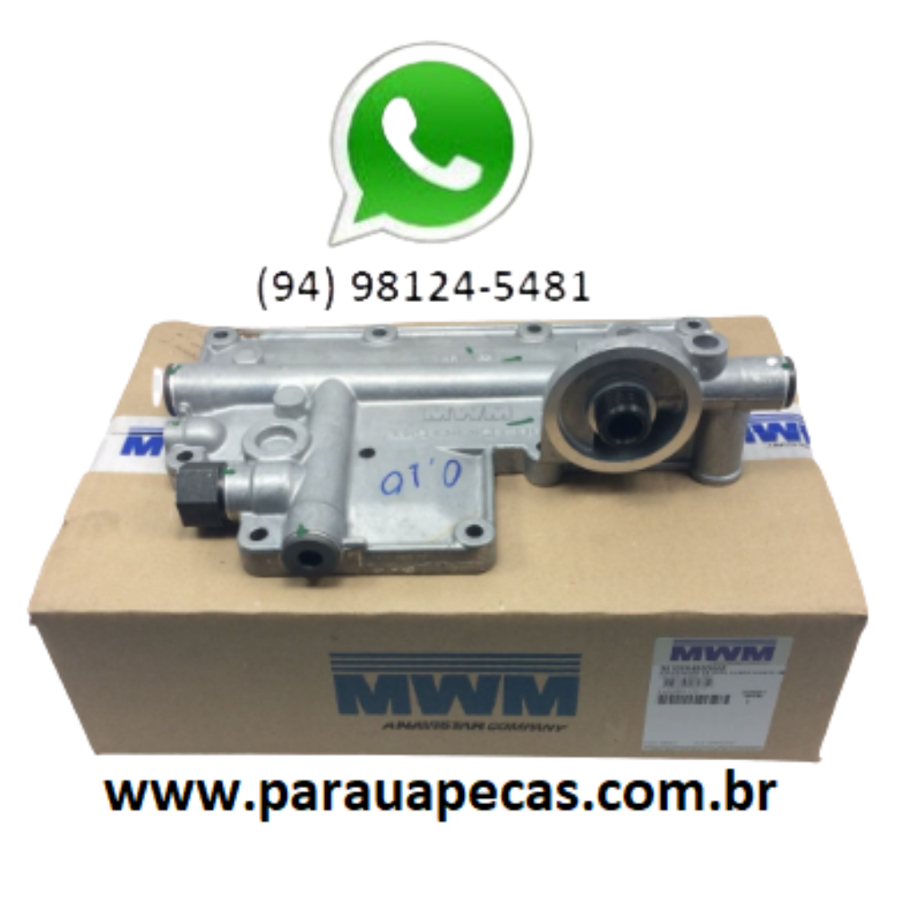 CABEÇOTE FILTRO LUBRIFICANTE VW/FORD MWM 4.10/6.10  1995/2002 MWM