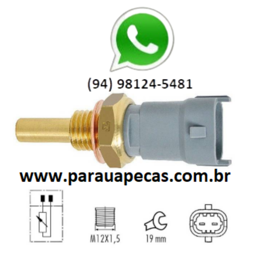 SENSOR TEMPERATURA VOLVO FM/FH/VM AGUA 7893989021387 MTE