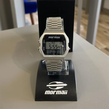 RELOGIO DIGITAL CAIXA METAL PULSEIRA PRATA MORMAII DCRE 19177751