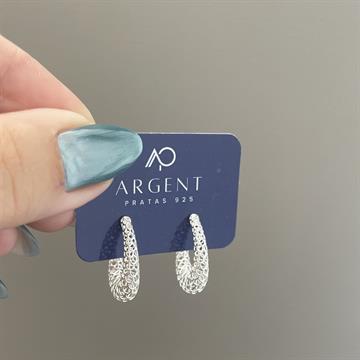 BRINCO RENDA ARGOLA ESCAMA
