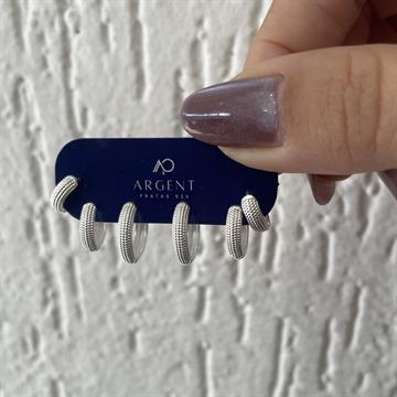 TRIO ARGOLA PONTOS PRATA