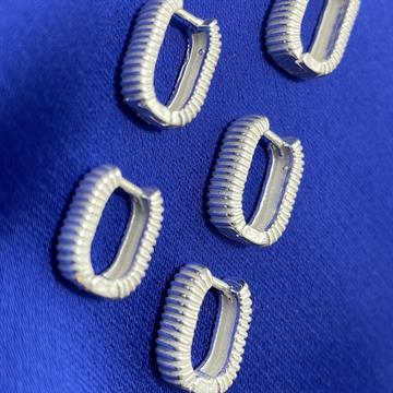 Brinco Argola Click Texturizado P