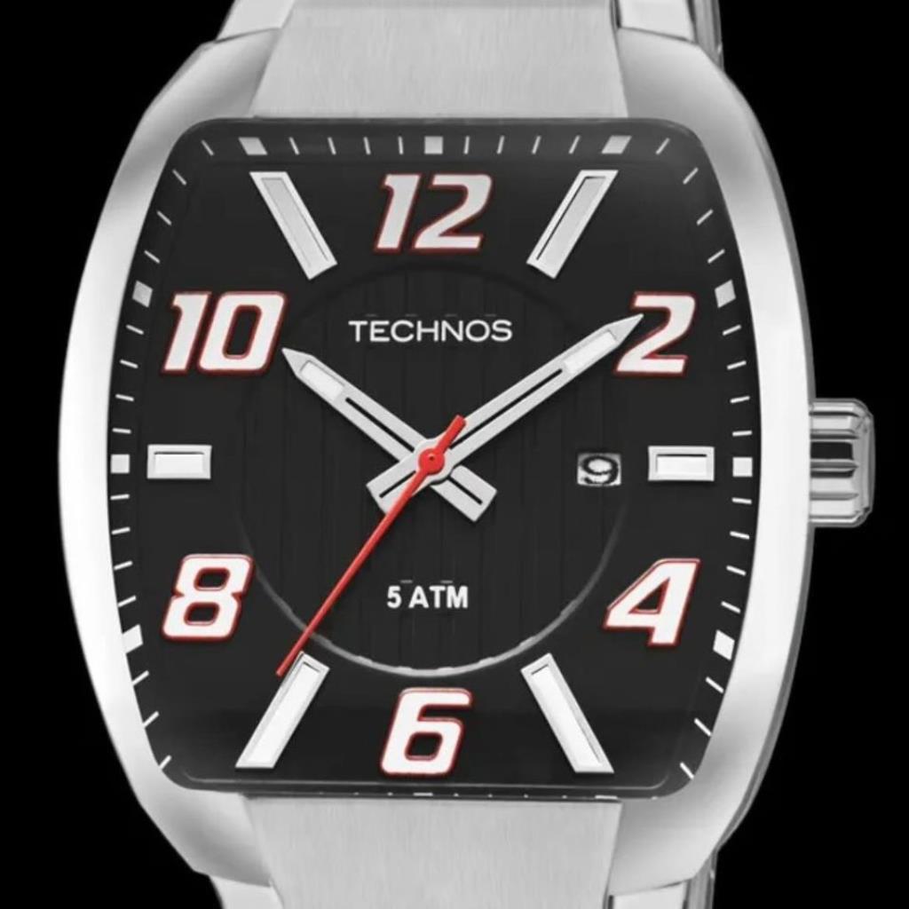 RELOGIO ANALOGICO  PULSEIRA AÇO TECHNOS DCRE 13571482