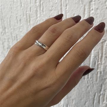 ALIANÇA CONCOVA 4MM TAM 19