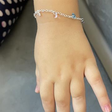 PULSEIRA INFANTIL CRISTAIS COLOR