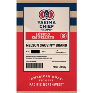 LUPULO NELSON SAUVIN PELLET 10,30% A.A. SAFRA 2020 - 50G