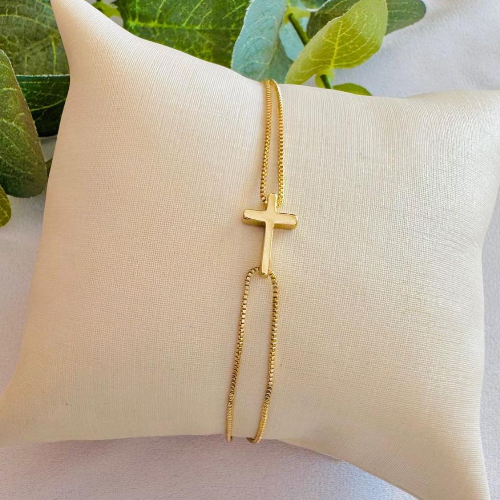 PULSEIRA CRUZ VENEZ DUPLA 13MM