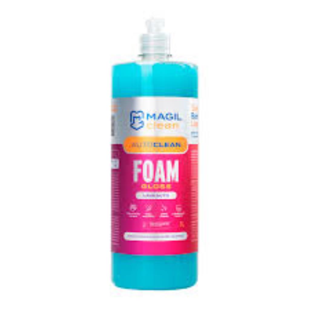 Shampoo Foam Gloss Lava Auto Magil Clean 1L