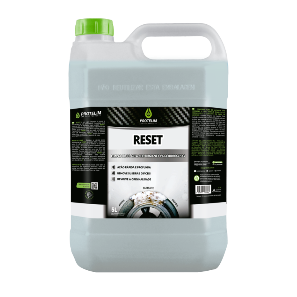 Limpador de Pneus e Borrachas Reset Protelim 5L