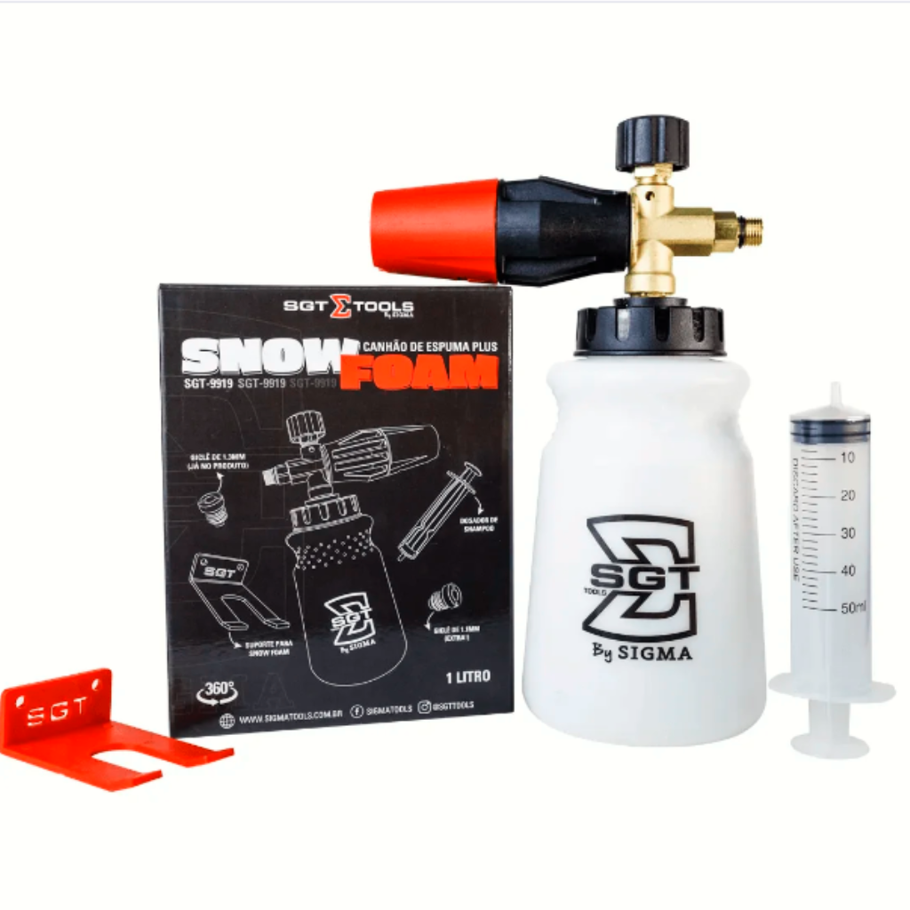 Canhão de Espuma Snow Foam Plus 1L Sigma