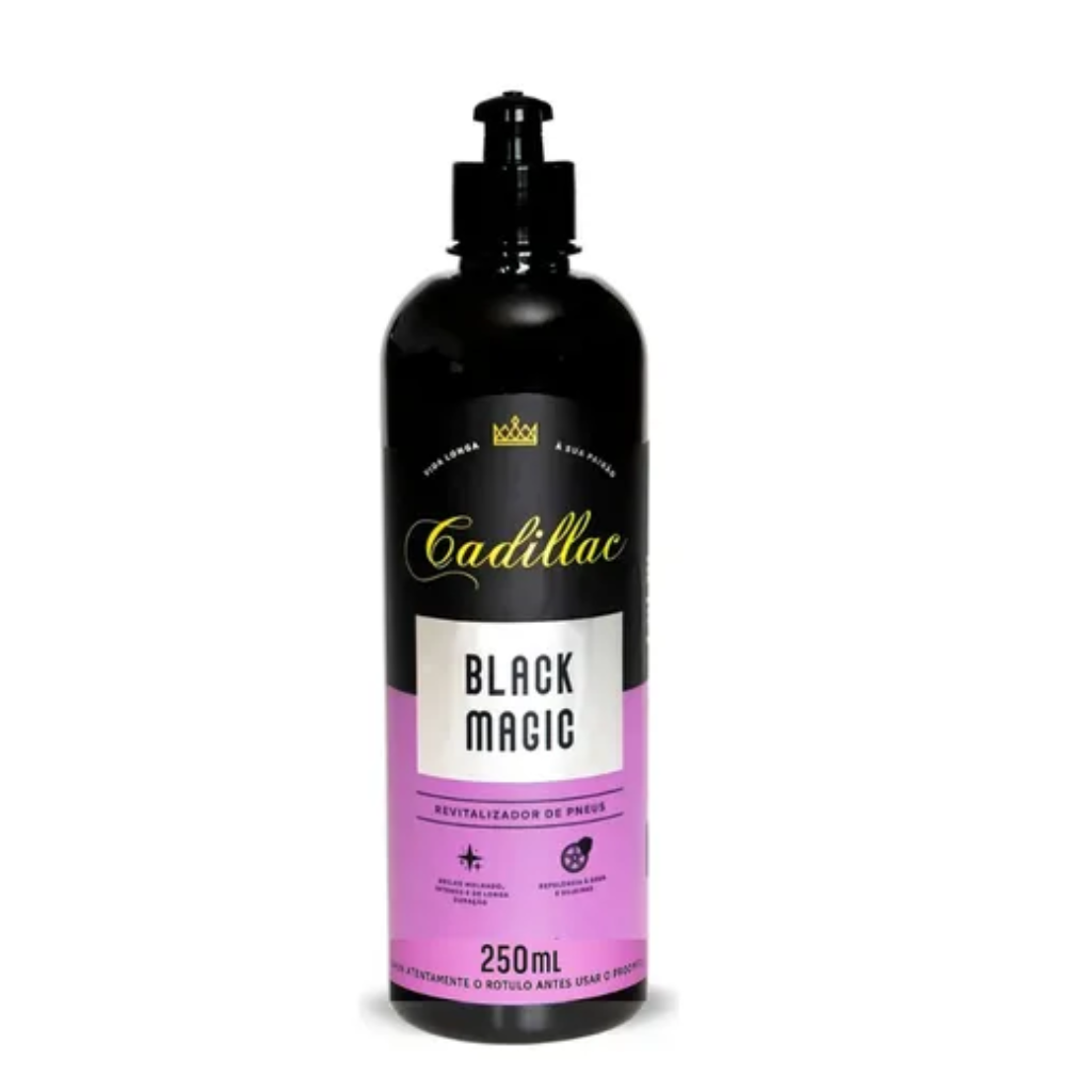 Pretinho Brilha Pneu Black Magic Cadillac 250ml