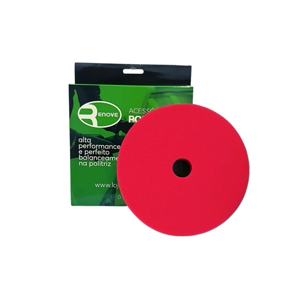 Boina de Espuma Vermelha Super Lustro Renove 6