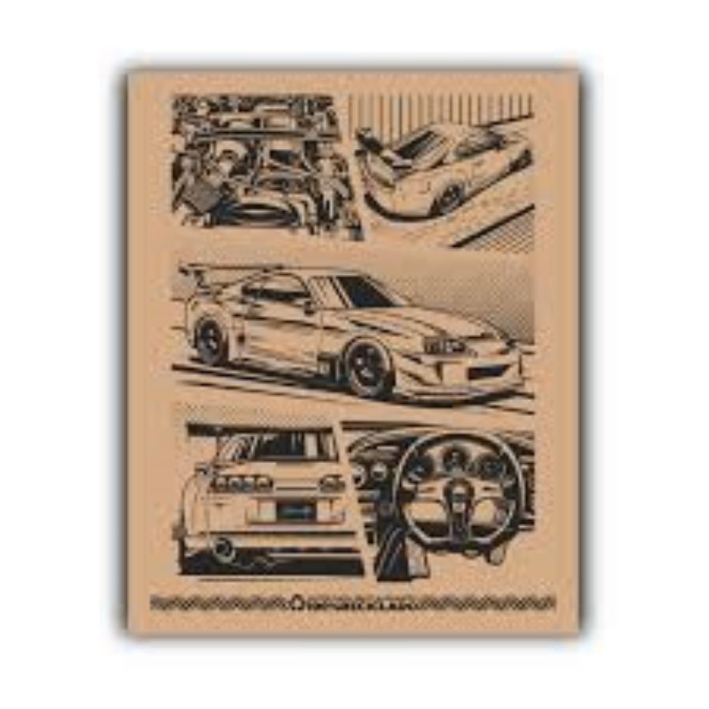 Tapete de Papel Kraft - Estampa Supra 4kg