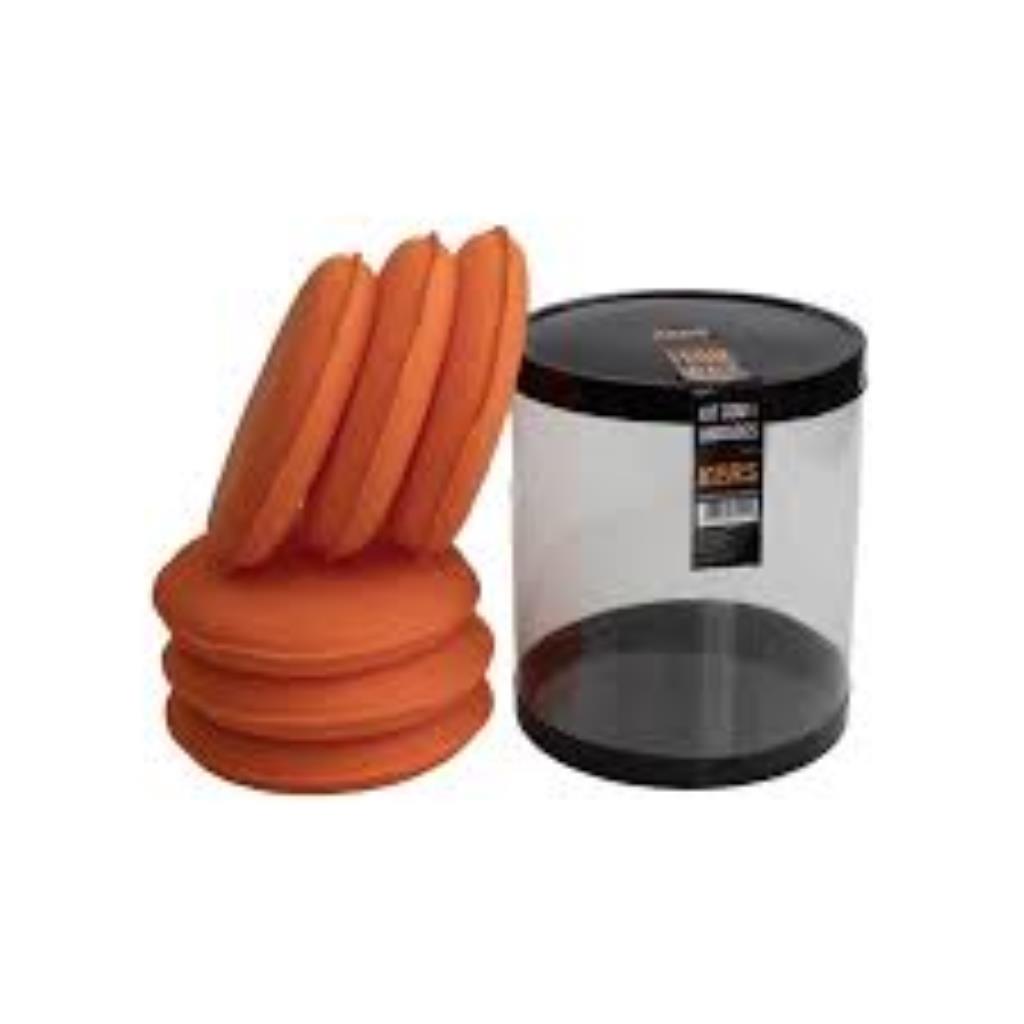 Aplicadores de Espuma Foam Wax 6 Unidades Kers