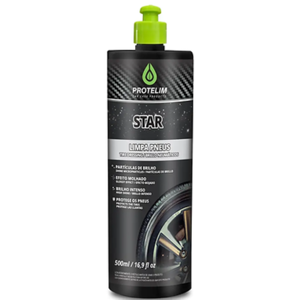 Pretinho Limpa Pneu Star Protelim 500ml