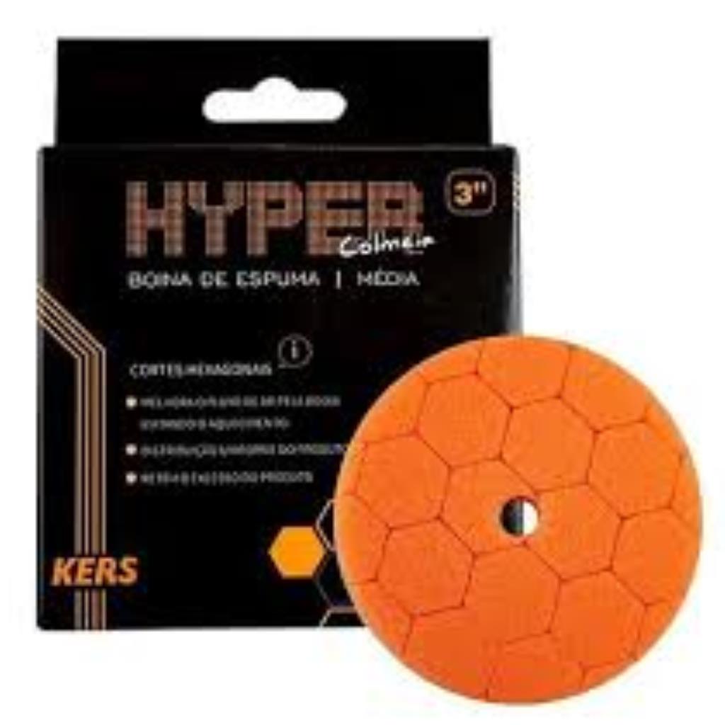 Boina de Espuma Laranja Média Hyper Kers 3