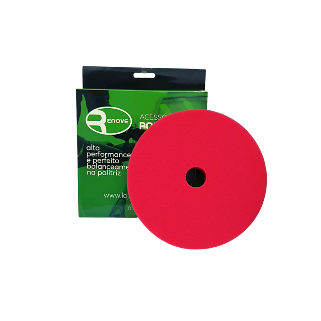 Boina de Espuma Vermelha Super Lustro Renove 5