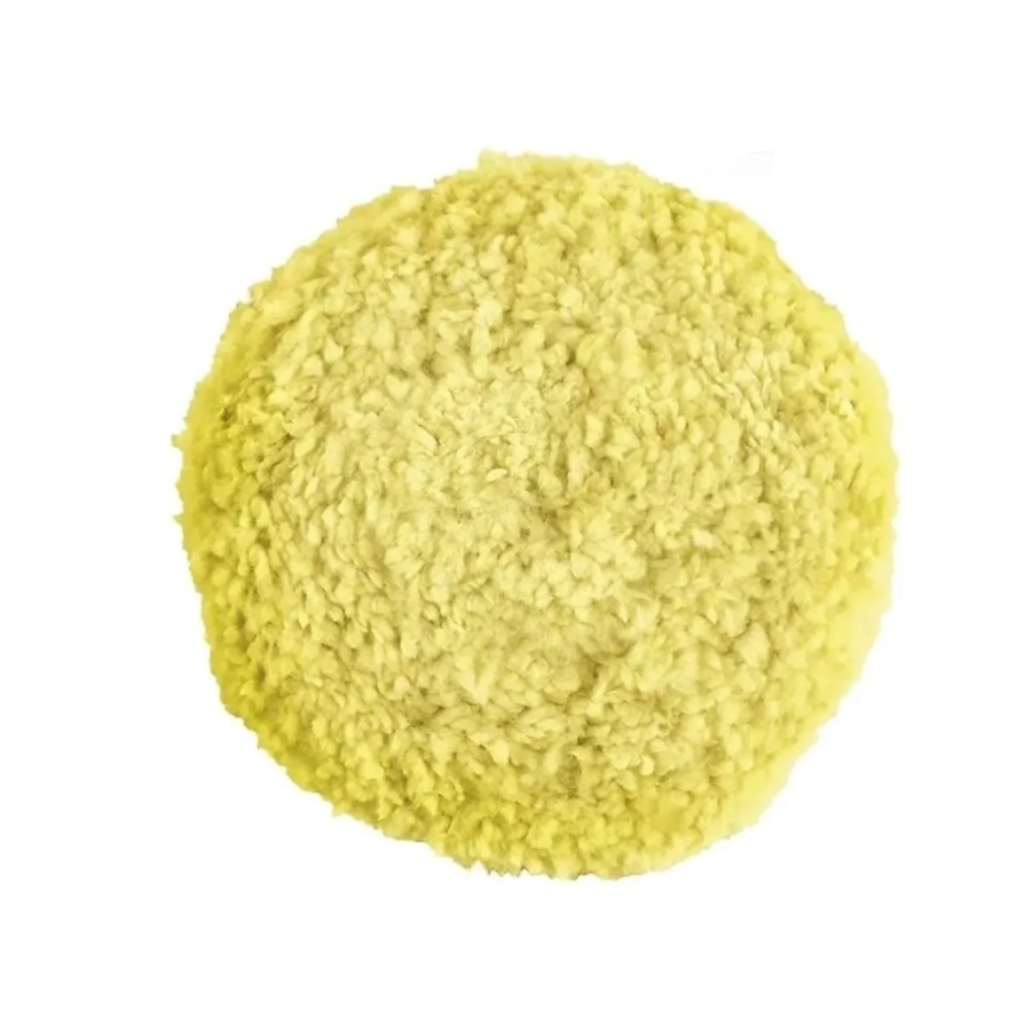 Boina de Lã Dupla Face Amarela Renove 6