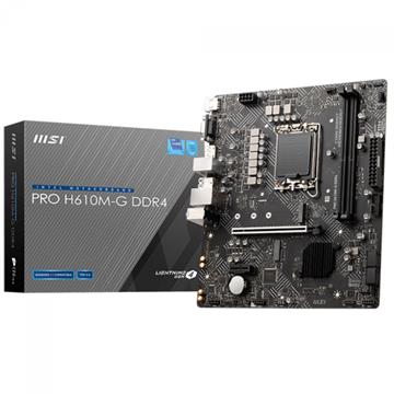 PLACA MAE MSI PRO H610M - G - INTEL 1700 - DDR5 - MATX - M.2 -VGA/HDMI/DISPLAYPORT