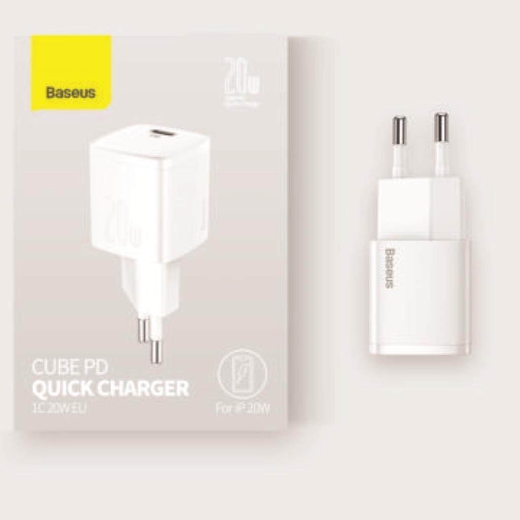 BASEUS FONTE 20W TIPO C BRANCO