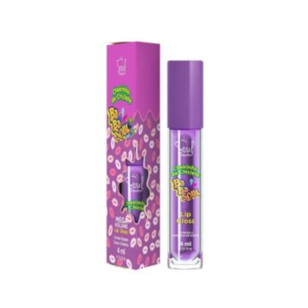 LIP GLOSS CHEIRINHO DE CHICLETE UVA BABASOUL 4ML