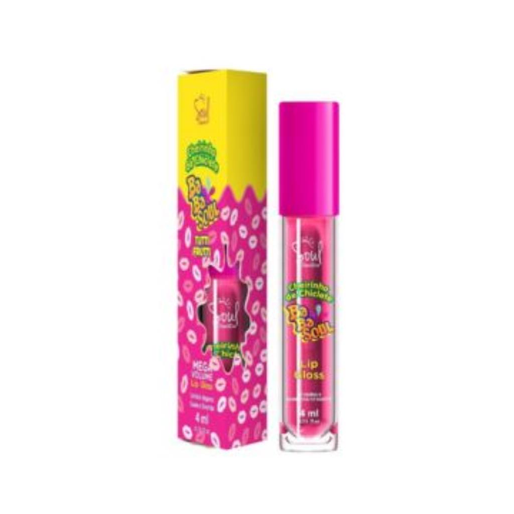LIP GLOSS CHEIRINHO DE CHICLETE TUTTI FRUTTI BABASOUL 4ML