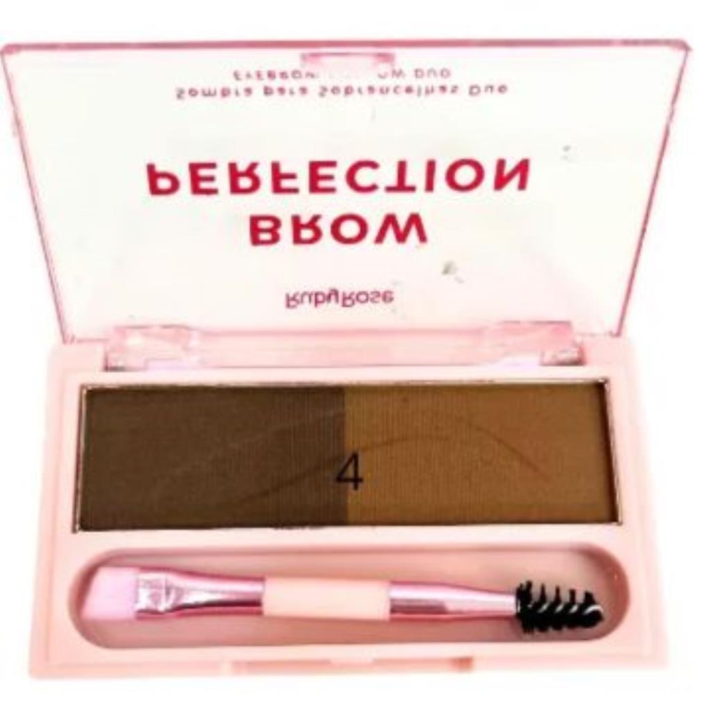 DUO DE SOMBRAS PARA SOBRANCELHAS BROW PERFECTION COR 07 E 08 RUBY ROSE 4G