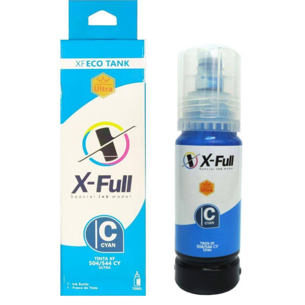 TINTA EPSON COMP. L504/544 CORANTE CYAN 70 ML