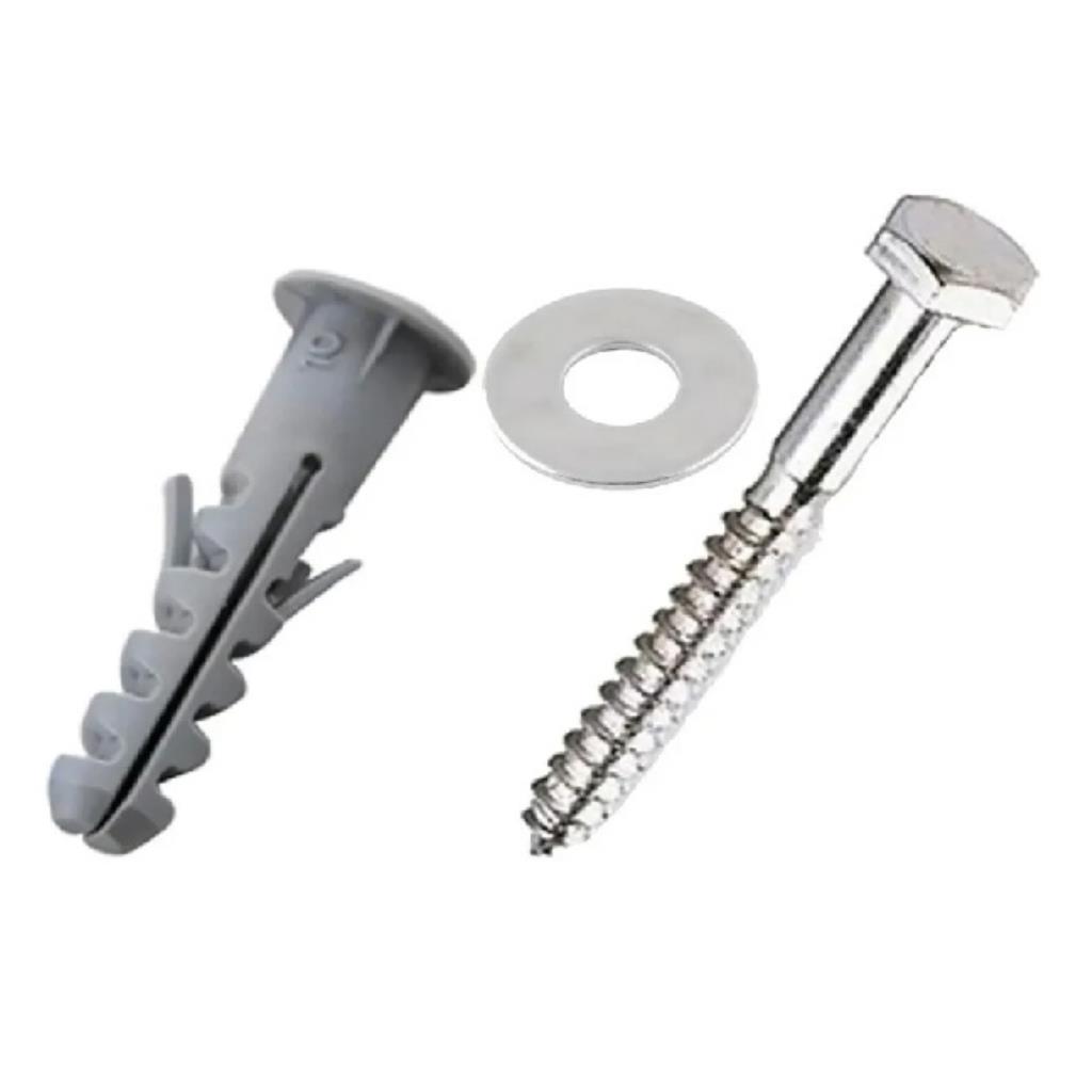 Parafuso Sextavado Soberba 1/4 X 50 com Bucha S10 e Arruela