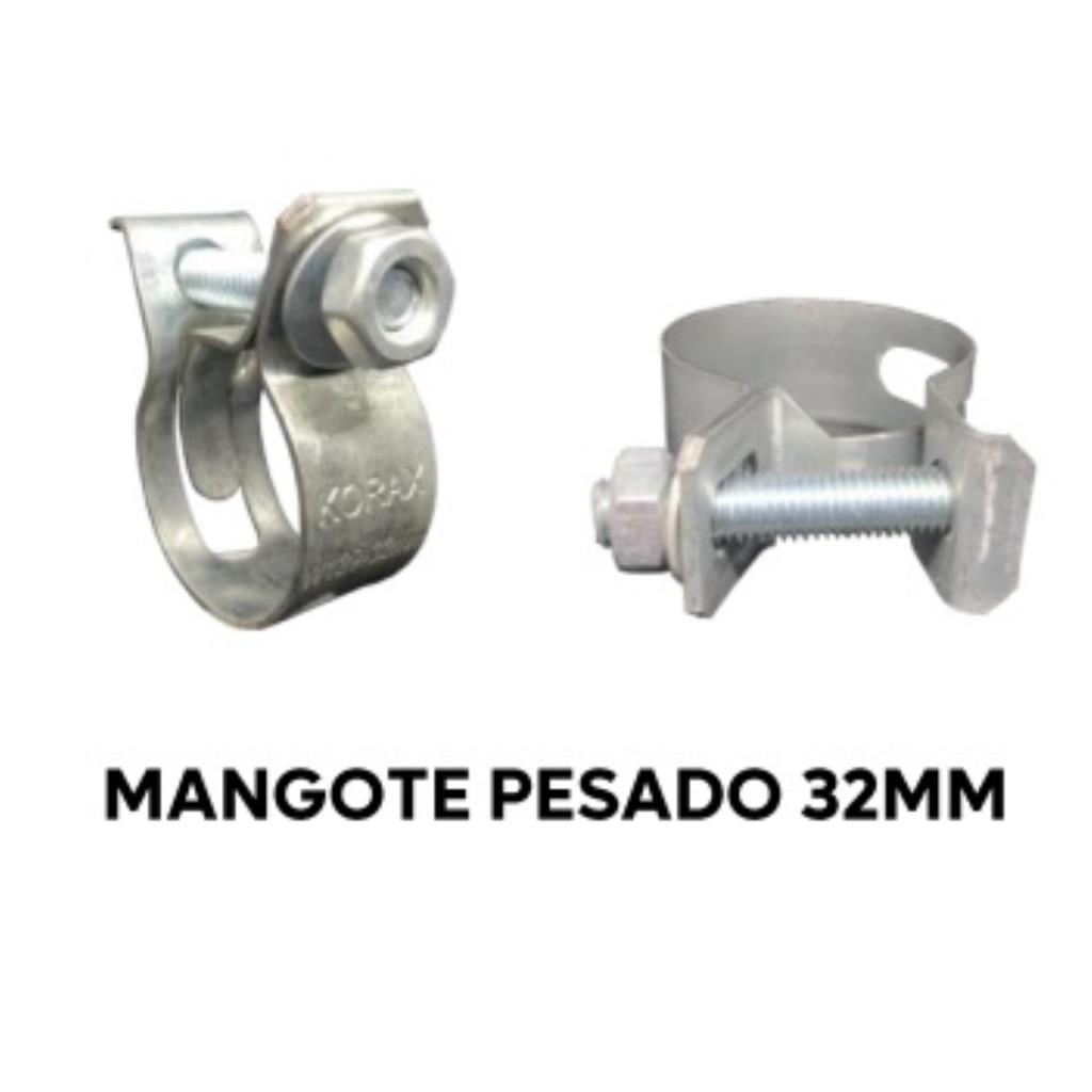 ABRAÇADEIRA MANGOTE PESADO 32MM GALV. - 117-129 KORAX