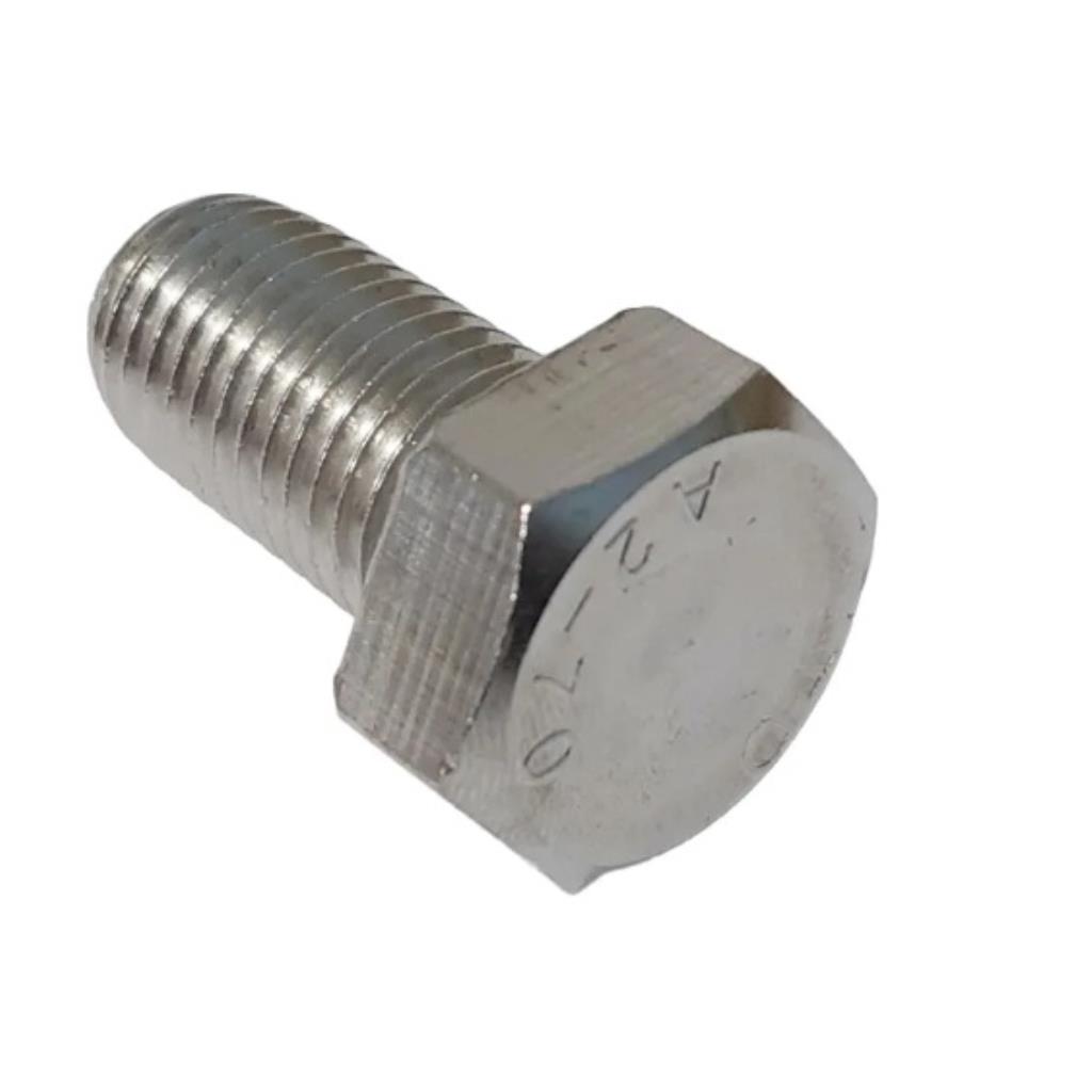 PARAFUSO SEXTAVADO INOX 304 - M16 X 30MM ROSCA TOTAL DIN 933