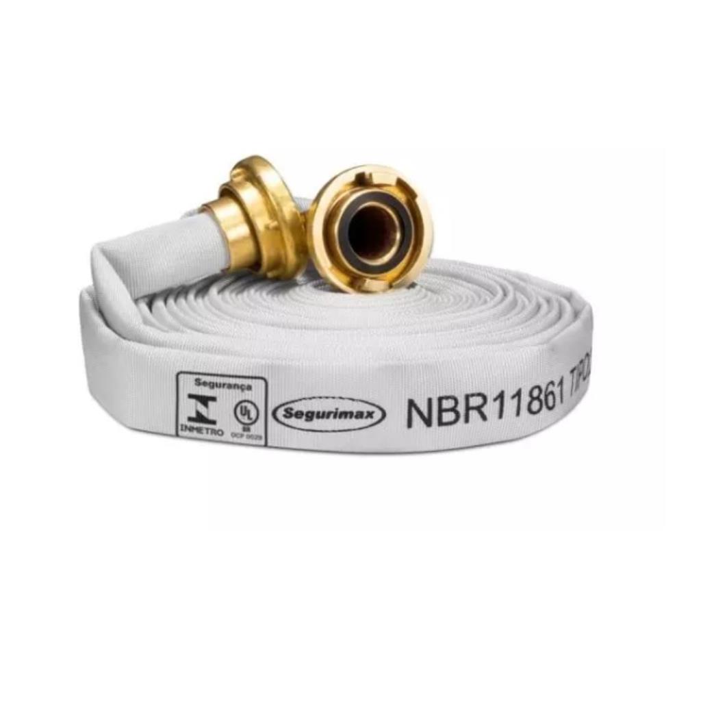 MANGUEIRA DE INCENDIO BRANCA TIPO 2 - 2.1/2"X15m