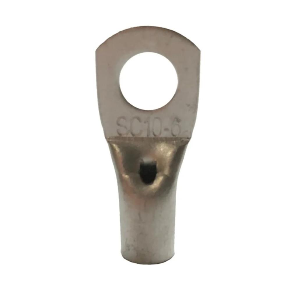 Terminal Compressão Cobre 25mm Estanhado Furo M8