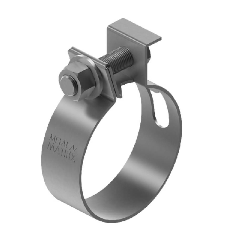 Abraçadeira mangote, 29 mm - 32 mm, em aço carbono, fita com 20 mm de largura 04202932  METALMATRIX