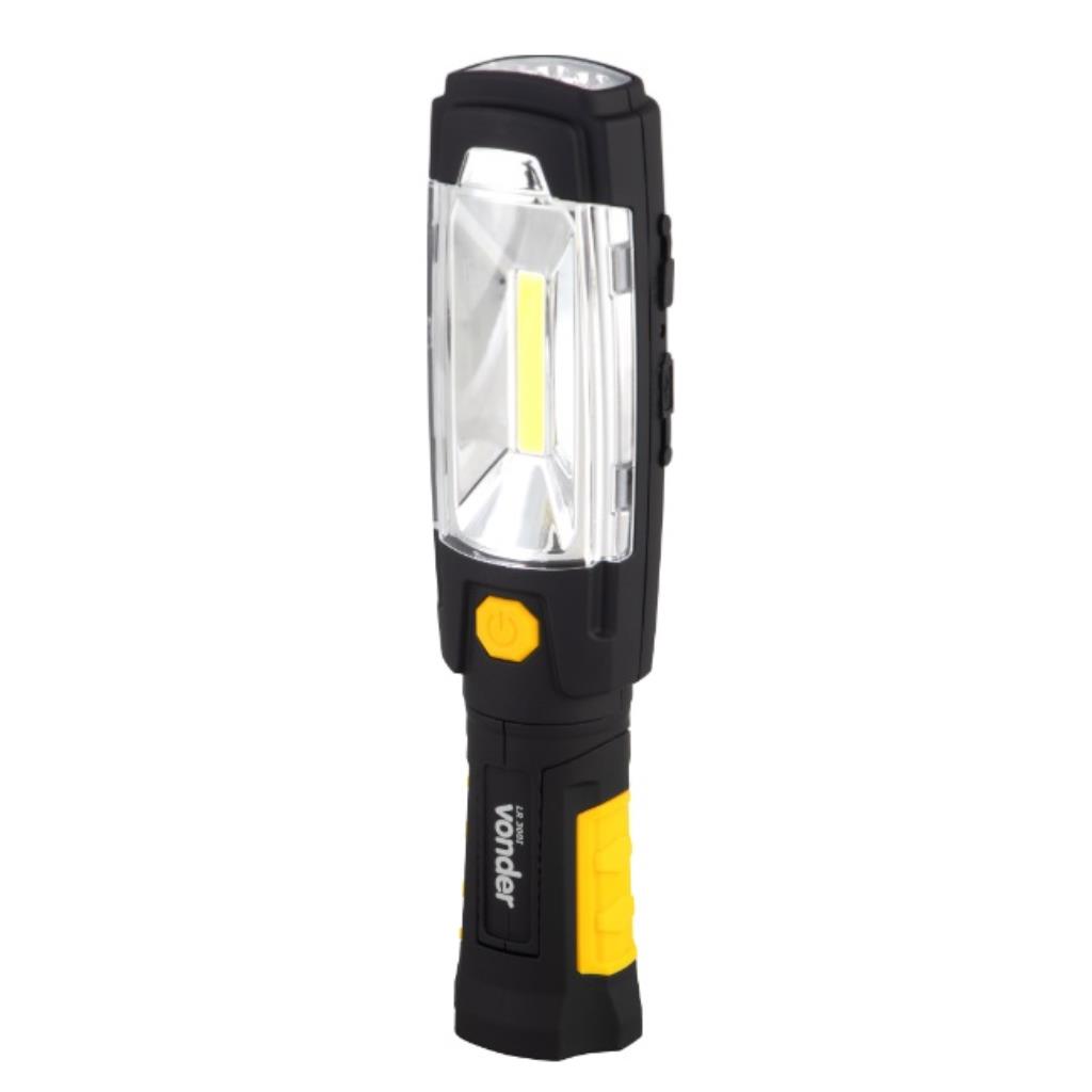 Lanterna recarregável de inspeção, 3 W COB + 6 LEDs, LR 300I, VONDER 8075030300